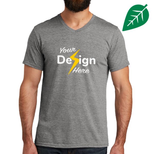 Unisex Tri Blend V Neck Tee Thumbnail