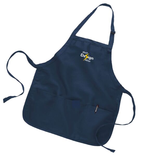 Full-Length Apron with Pouch Pocket Thumbnail