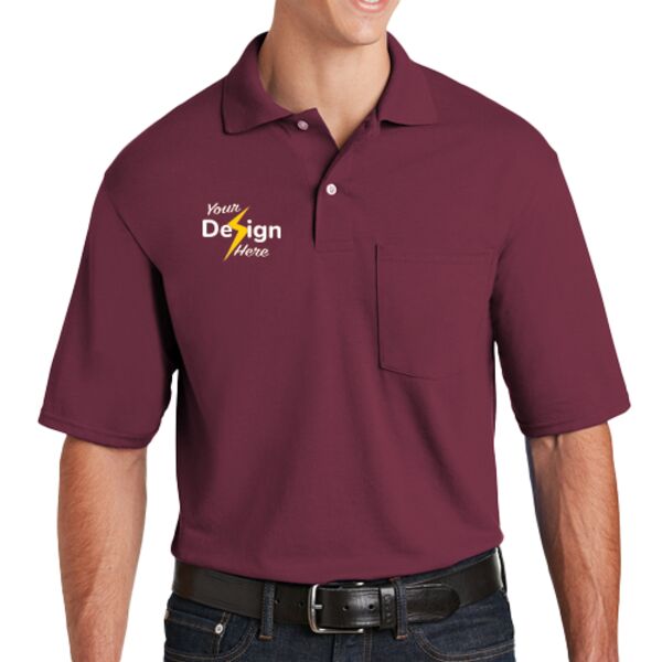 SpotShield 5.4 Ounce Jersey Knit Sport Shirt with Pocket Thumbnail